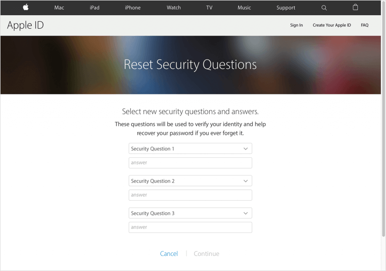 appleid-rest-questions